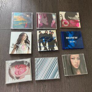 LOT OF 9 JROCK JPOP J-ROCK J-POP CDS / DVD